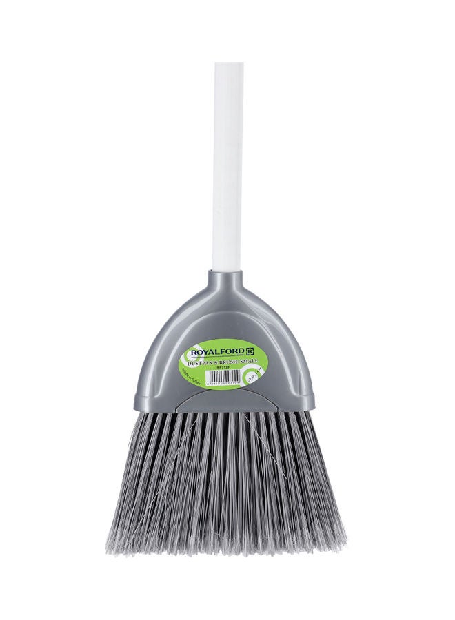 Royalford SetRoyalford Plastic Broom with Dustpan Set | Dual-Textured Bristles, Long Handles | Ideal for Hard Floors, Wooden, Granite, Marble | Assorted | RF7139 Assorted - Image 4