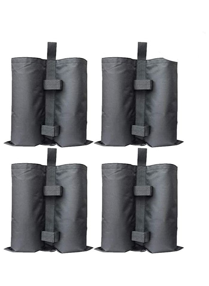 Canopy Weight Bags, 4 Pack Double-Stitched Sand Bags for Canopy Legs, Tent Weights for Legs, Heavy Duty Gazebo Weights Sandbags for Patio Umbrella Base, Outdoor Pop Up Tent, Sun Shelter, Pool Ladder - Image 1