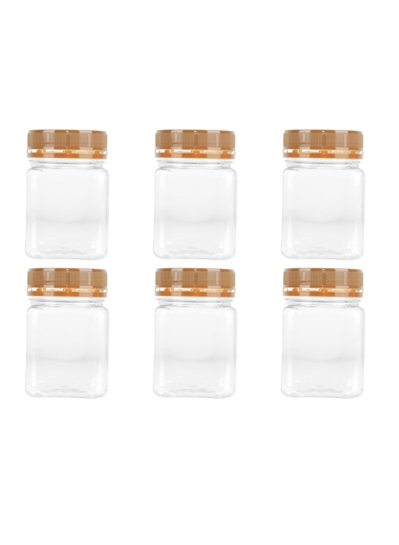 ALGHAFA Spice Box Bag, 6 pieces, 350 ml, khaki color, from Alghafa.  - Image 5