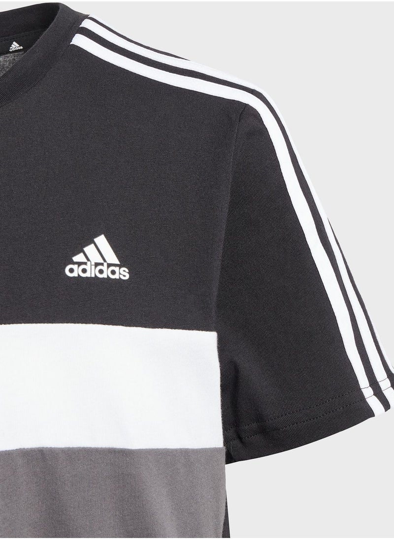 Adidas - Tiberio 3 Stripes T-Shirt - Image 1