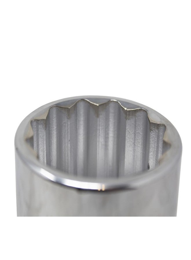 K-Tool International K Tool International 24173 2-1/4" x 3/4" Drive 12-Point Ratchet Socket for Garages, Repair Shops and DIY, Polished, Heat-Treated Chrome Vanadium Steel, Fractional SAE, Rust and Corrosion Resistant - Image 2