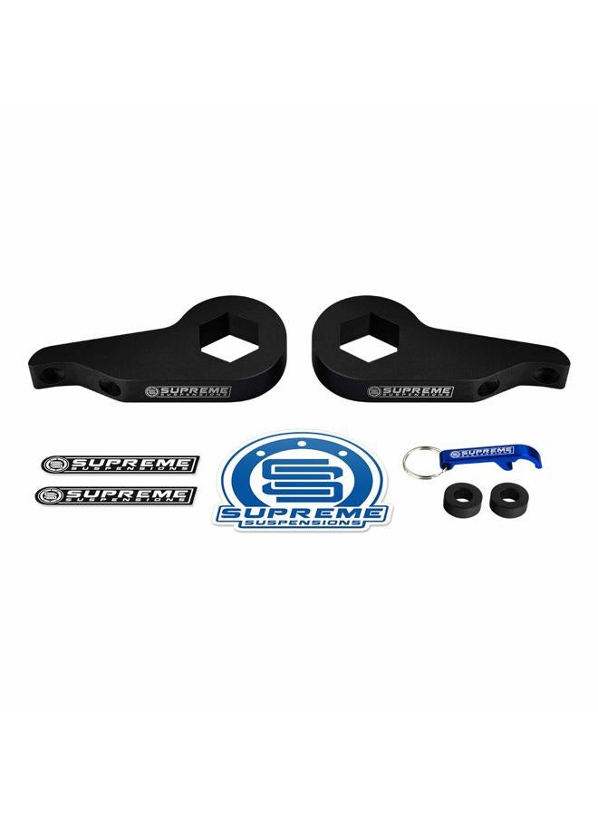 Supreme Suspensions Chevy S-10 1" to 3" Adjustable Front Steel Torsion Keys Suspension Leveling Lift Kit 4WD 4x4 PRO - Image 1