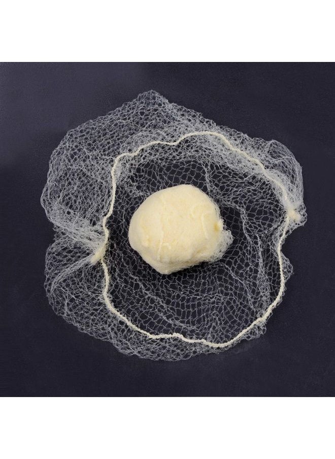 yantaisiyu - 100pcs Hairnet Bun Net Invisible Hair Net Elastic Mesh 20inch 50cm (Bulk Packing,Multicolored) - Image 1