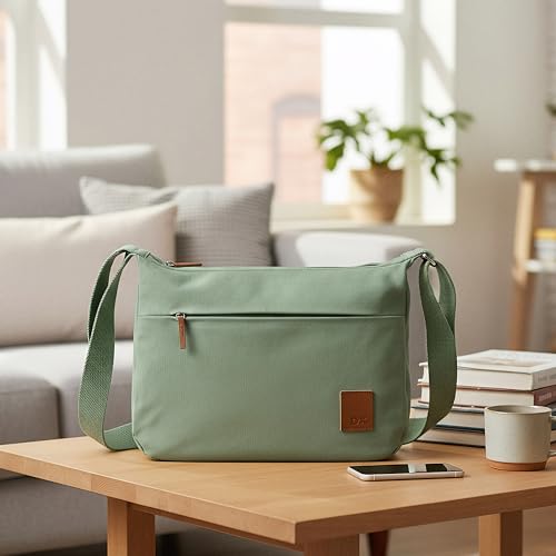DailyObjects March Crossbody Sling Bag for women- Mint Green - Large - Image 2