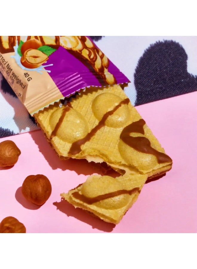 Chikalab Protein Wafers Chocolate Nut Milk Chocolate 40g - Image 2