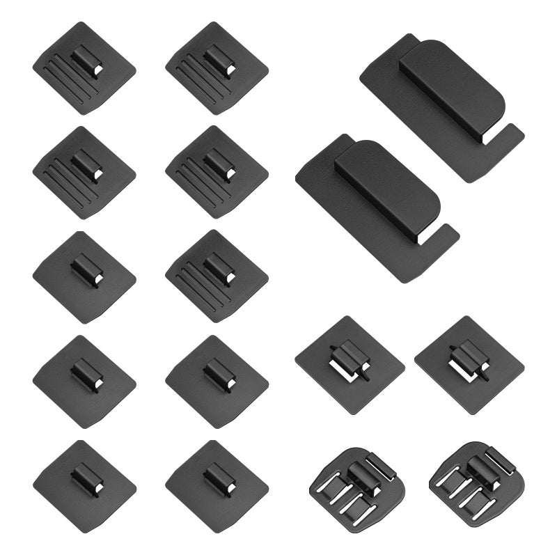 KUNIST Clips for Tesla Model 3Y Sunroof Sunshades Black