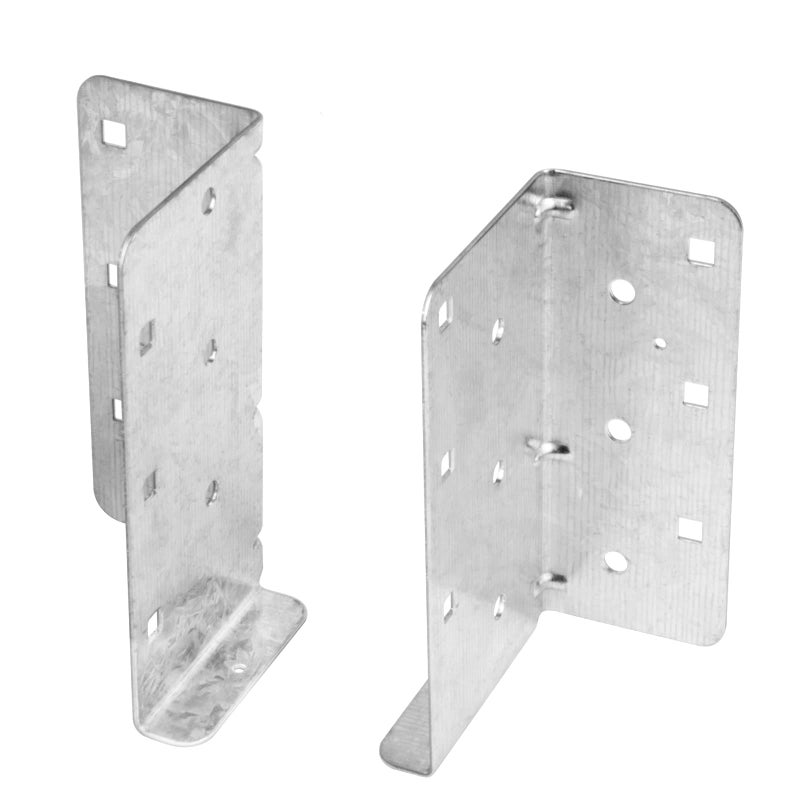 GBGS 2 Pairs Split Joist Hanger for 2x6,16 Gauge Face-Mount Joist Bracket ,Hot Dip Galvanized - Image 5