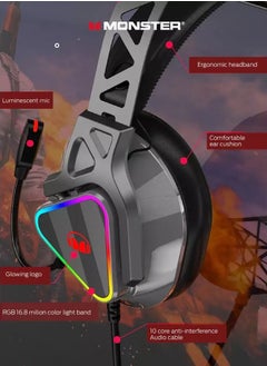 AIRMARS N3S Gaming Headset – 7.1 Surround Sound – ENC Microphone – 53MM Drivers - pzsku/Z2549A91ABB203F3FCDC5Z/45/_/1738338109/5d2e5638-aa33-4bba-be88-511f8b793e84