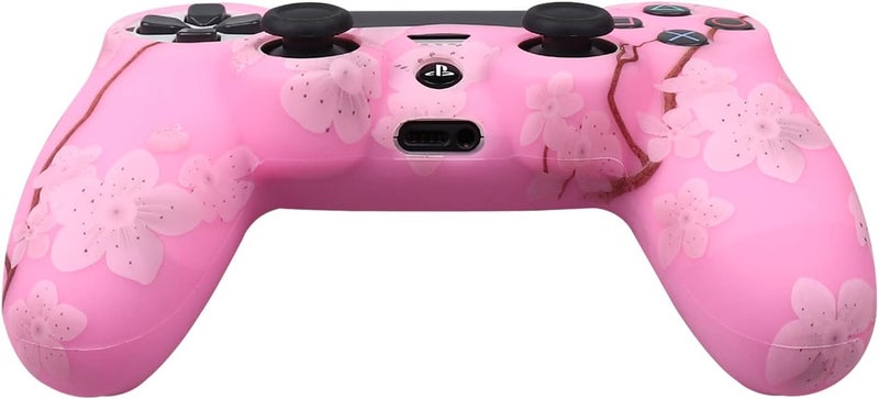 RALAN Pink Controller Skins for PS4, Silicone Controller Cover Skin Protector Compatible with PS4 Slim/PS4 Pro Controller (Pink Pro Thumb Grip x 6,Skull Cap Grip x 2)(Camouflage Pink+White Pink - Image 5