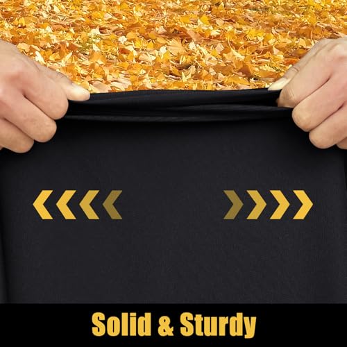 Smiry Rectangle Table Cloth, Waterproof Elastic Fitted Tablecloths for 6 Foot Tables, Washable Polyester Table Cover for Picnic, Camping, Outdoor (Black, 30"x72") - Image 3