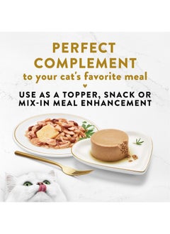 Fancy Feast Y Feast Appetizers Lickable Grain Free Wet Cat Food Topper Skipjack Tuna Appetizer With Sole  (Pack Of 10) 1.1 Oz. Trays  - Image 4