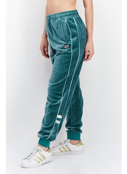 FILA Women Sportswear Fit Brand Logo Training Sweatpant, Green  - Image 2