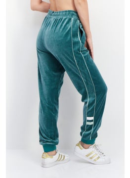 FILA Women Sportswear Fit Brand Logo Training Sweatpant, Green  - Image 3