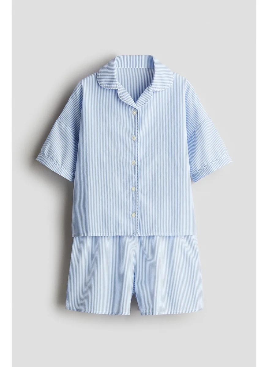 H&M Cotton Poplin Pyjamas