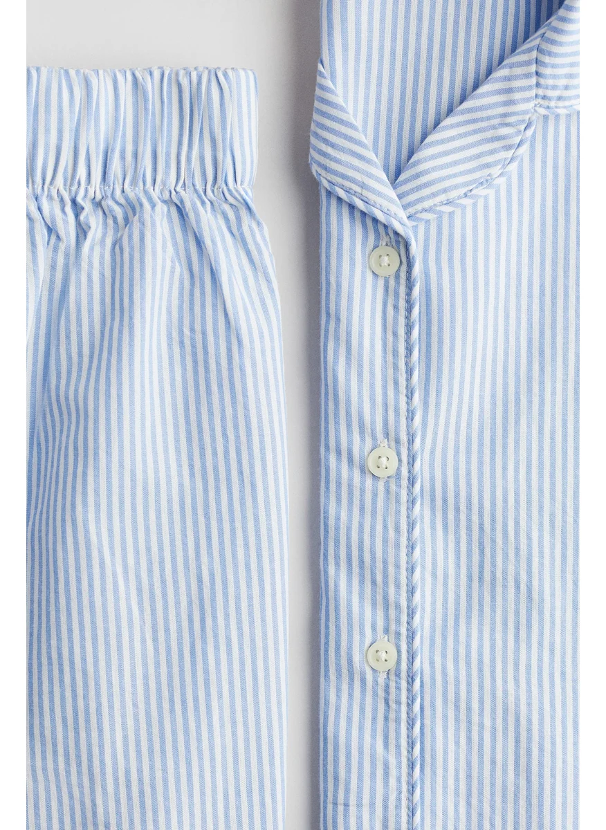 H&M Cotton Poplin Pyjamas