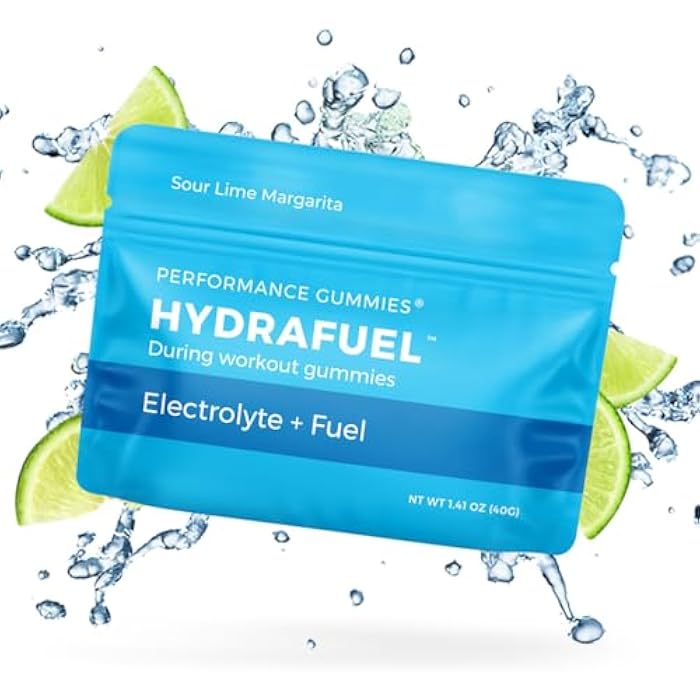 SGC Seattle Gummy Company – HydraFuel Electrolyte Hydration Gummies –12-Pack Margarita – Enhanced Athletic Performance and Hydration Support – Quick Carbohydrates and Electrolytes - Image 1