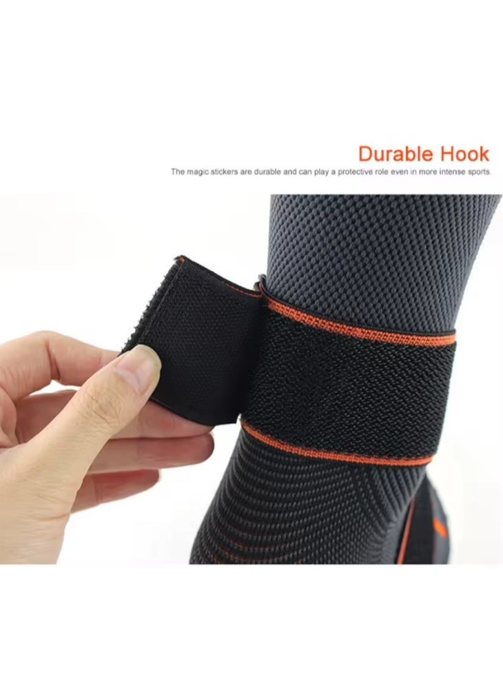 JINGBA SUPPORT Flexible ankle brace for joint stabilization and injury support – breathable material with adjustable strap - Image 5