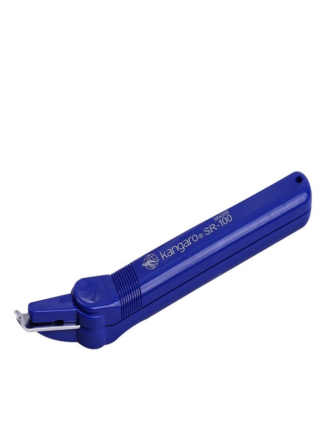 Kangaro Desk Essentials SR-100 Staple Remover | Pen Style | Suitable for 20 Sheets | Removes Staples No.10, 24/6, 26/6, B8 (1/4'') | Pack of 4 | Color May Vary