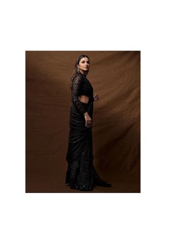 مملكة الإكسسوارات ساري جورجيت نسائي متسلسل مع قطعة بلوزة (تسلسل بارينيتي)  - Image 4