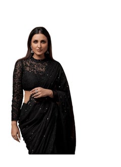 مملكة الإكسسوارات ساري جورجيت نسائي متسلسل مع قطعة بلوزة (تسلسل بارينيتي)  - Image 1