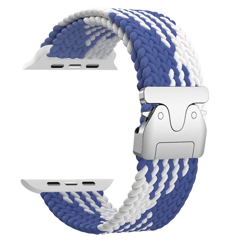 Bluejw Braided Woven Nylon Loop Sport Wrist Band for Apple Watch Ultra & Series 10 9 - Replacement Strap - Image 4