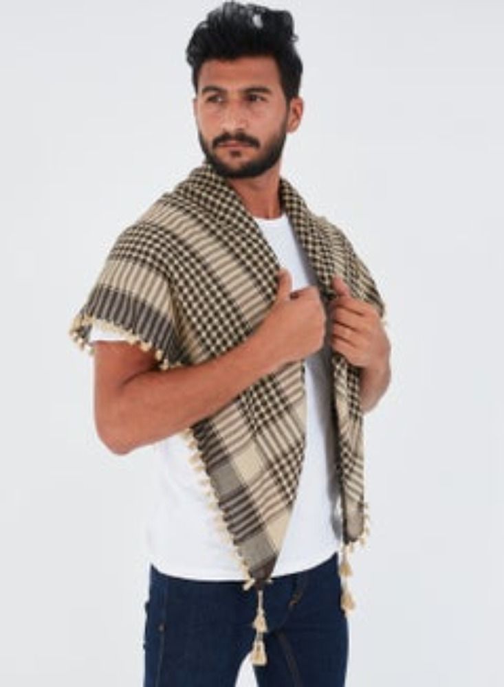 Dream Zone Plaid Arabic Shemagh Scarf