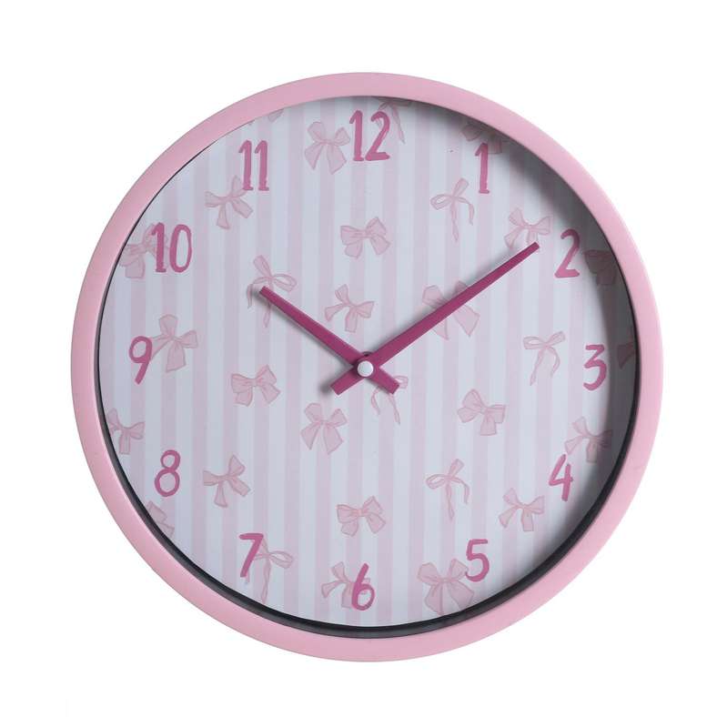 Pan Home Bow Tie Wall Clock - Pink - Image 3