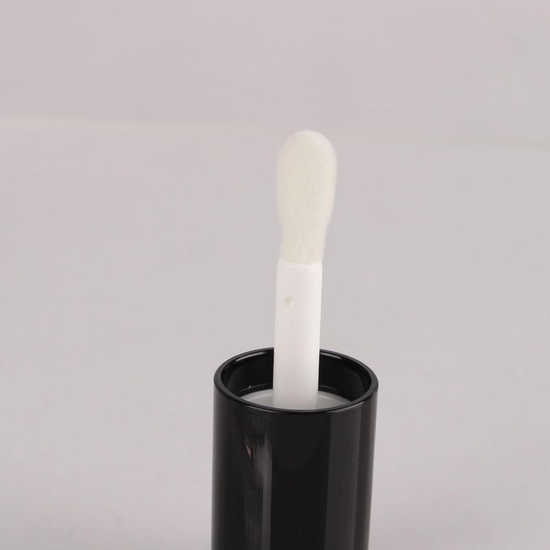 COSIDEA 50pcs Empty Black 6ml big doe foot wand lip gloss tubes Round Chunky lipgloss tubes containers wholesale with thick large brush - Image 5