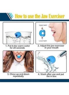 Gonice Pack Of 2 Jawline Exerciser Jaw Face Tool Double Chin Reducer for Women Face Fat Reducer Jaw Exerciser for Men Jawline Shaper Slim and Tone Your Face  - Image 5