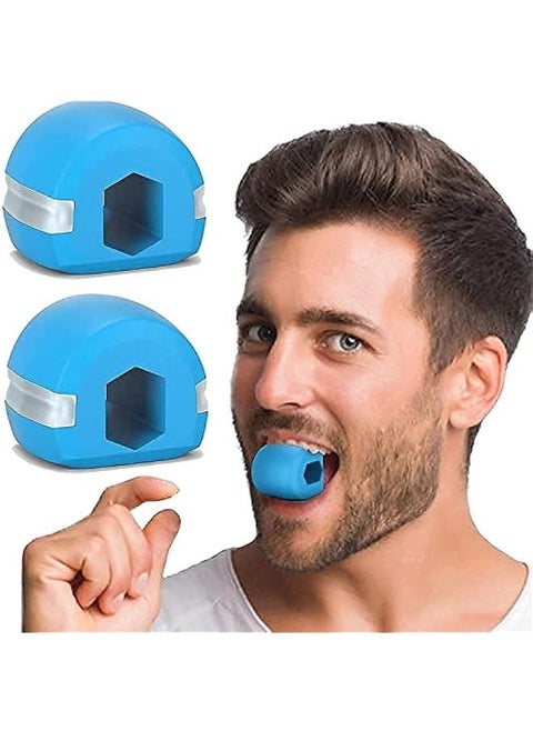 Pack Of 2 Jawline Exerciser Jaw Face Tool Double Chin Reducer for Women Face Fat Reducer Jaw Exerciser for Men Jawline Shaper Slim and Tone Your Face