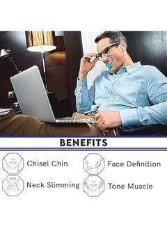 Gonice Pack Of 2 Jawline Exerciser Jaw Face Tool Double Chin Reducer for Women Face Fat Reducer Jaw Exerciser for Men Jawline Shaper Slim and Tone Your Face  - Image 2