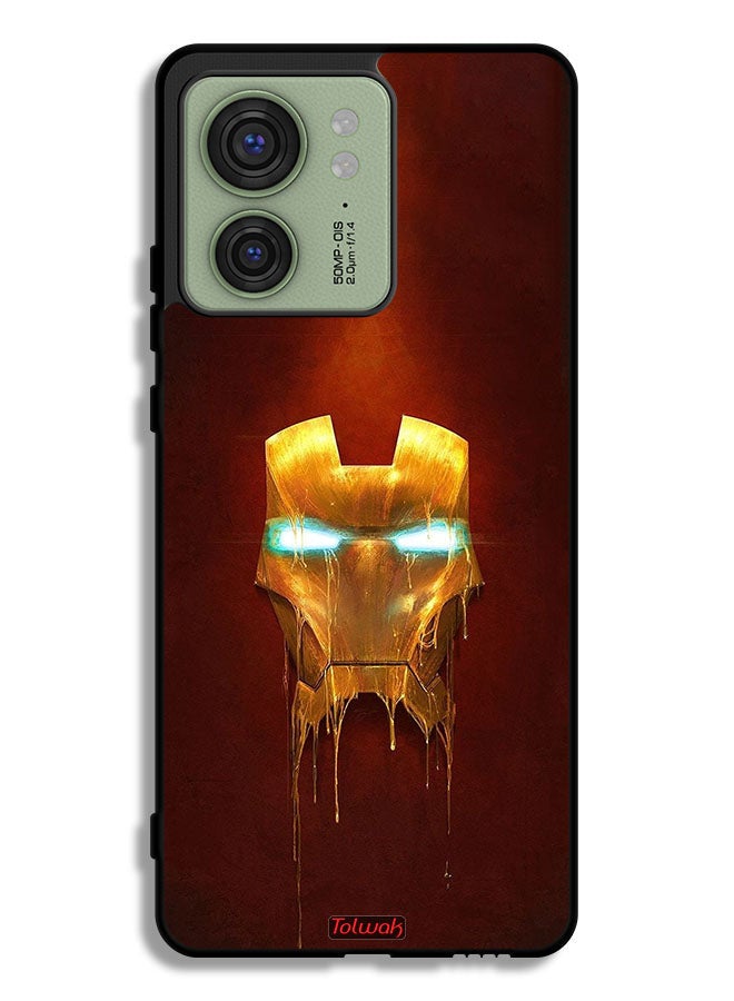 Tolwak Motorola Edge 40 Protective Case Cover Iron Man Marvel Comics - Image 1
