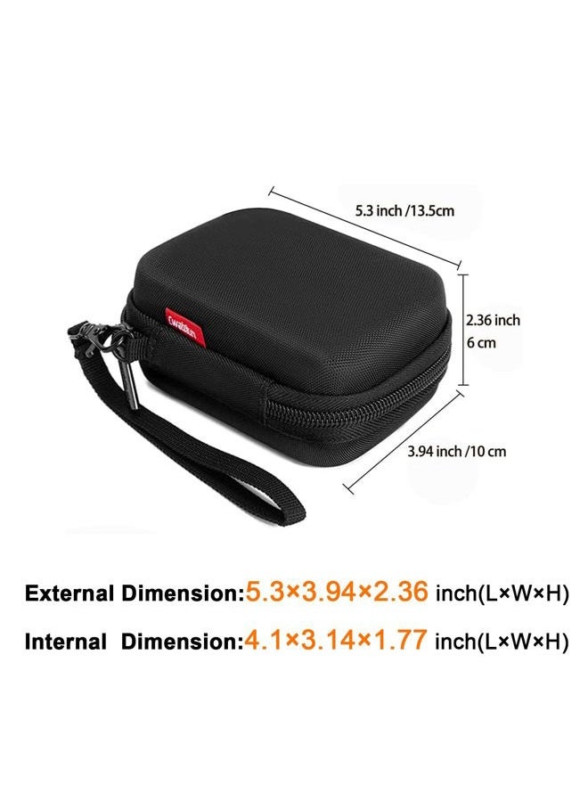 Cwatcun Carrying & Protective Case for Digital Camera, AbergBest 21 Mega Pixels 2.7" LCD Rechargeable HD/ Kodak Pixpro/ Canon PowerShot ELPH 180/190 / DSCW830 Cameras for Travel - Black - Image 2