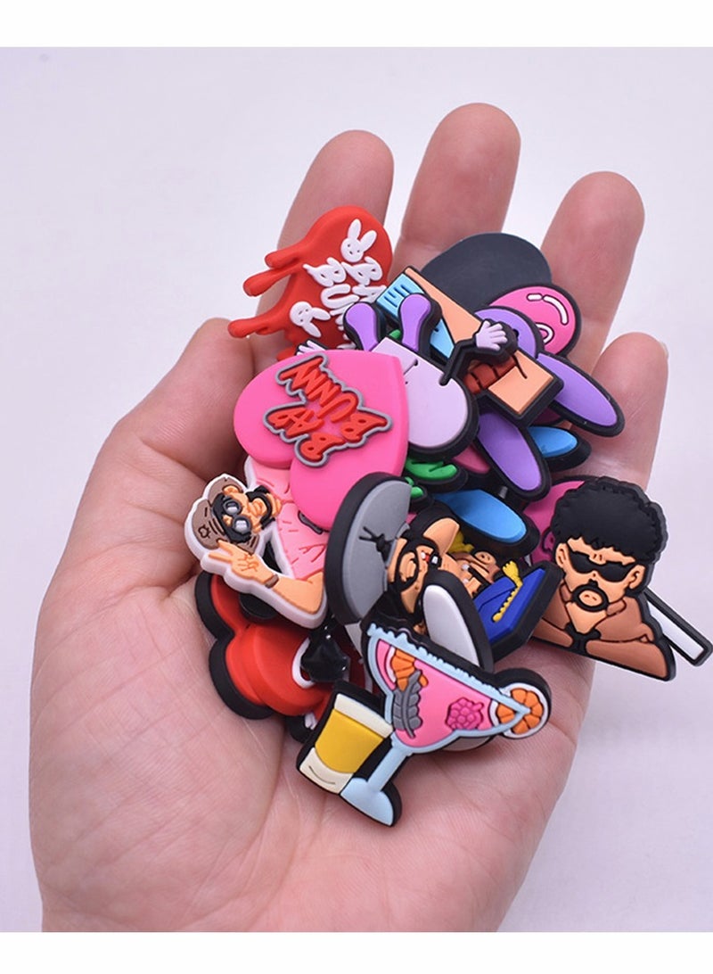Shoe Decoration Charms 28 Pcs lovely SummerShoe Charms, PVC Clog Shoe Charms for Girls, lovely Shoes Decor Girly Themed Charms for Shoe Clog Sandals Wristband - Image 2