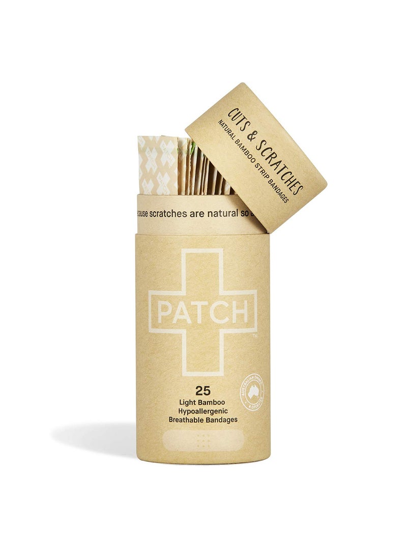 PATCH Patch Natural Bamboo Bandages Strips 25 Count, 25 CT 