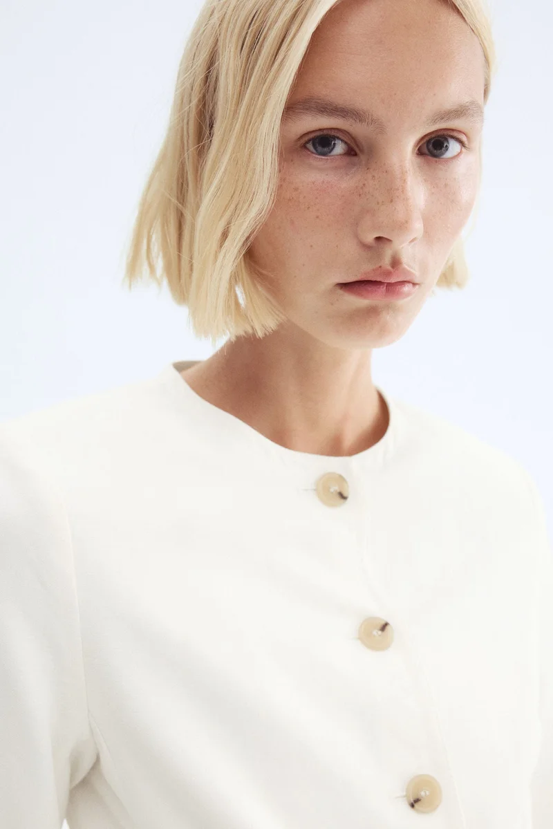 H&M Linen-blend blazer