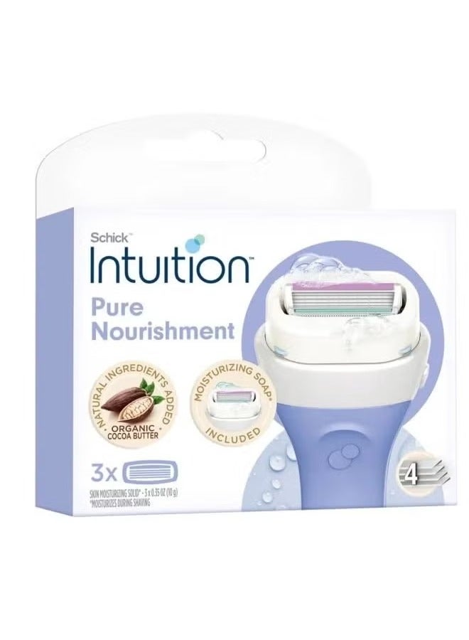 Schick Intuition Pure Nourishment 3pcs - Image 1