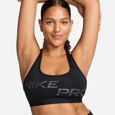 Nike Women's Pro Swoosh Light Support Non-Padded Graphic Sports Bra