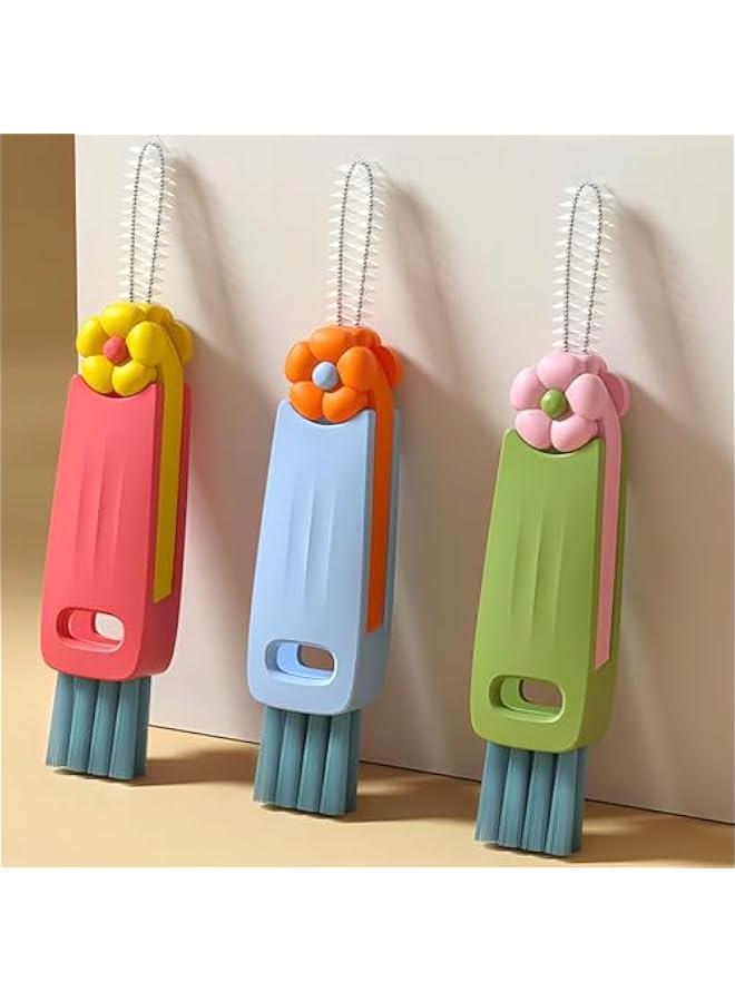 3-in-1 Cup Lid Cleaning Brush, Multi-Functional Bottle Gap and Tight Space Cleaner Tool - Image 1