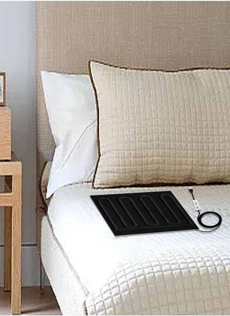 Portable Heating Mat,5V USB Powered Heating Pad For Back | Moist And Dry Hot For Relief Abdomen Cramps Foldable Pad 3 Mode Adjustable Temperature And Timer