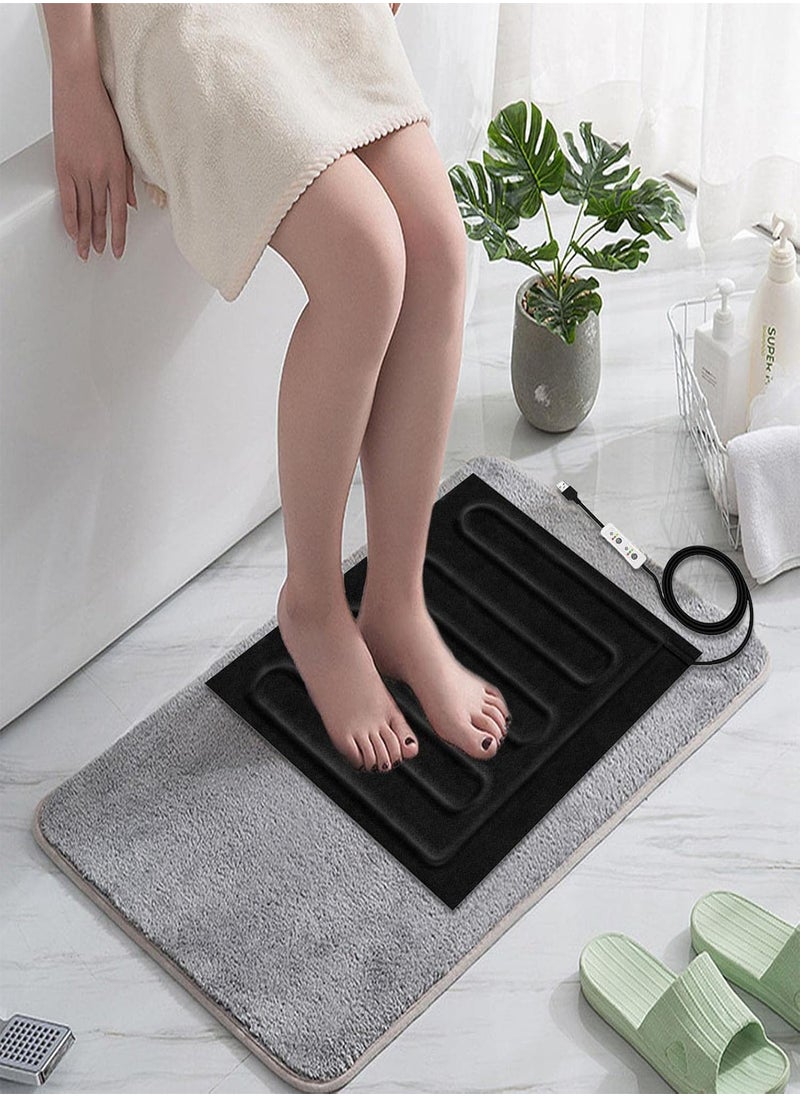 Portable Heating Mat,5V USB Powered Heating Pad For Back | Moist And Dry Hot For Relief Abdomen Cramps Foldable Pad 3 Mode Adjustable Temperature And Timer
