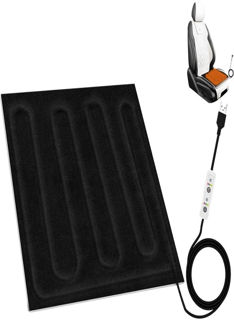Portable Heating Mat,5V USB Powered Heating Pad For Back | Moist And Dry Hot For Relief Abdomen Cramps Foldable Pad 3 Mode Adjustable Temperature And Timer