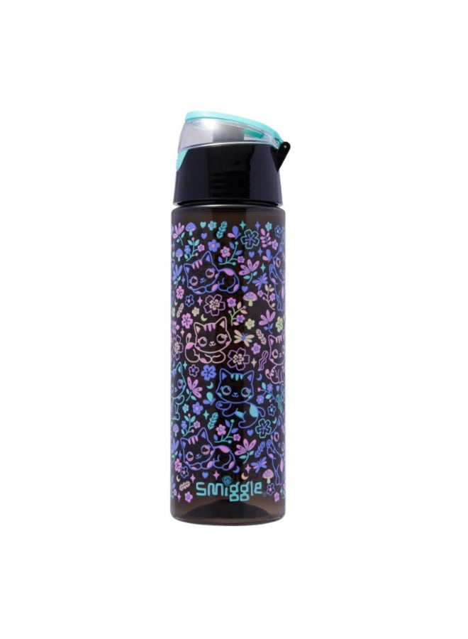 Smiggle Dreamy Flower Cat Portable Spray Water Bottle 700ML - Image 1