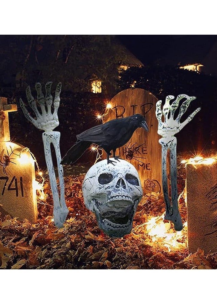 Brain Giggles BrainGiggles Plastic Skeleton Prop for Home Indoor And Outdoor Decorations - Image 2