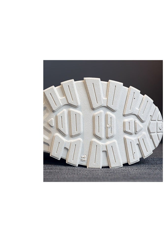 Mei Stylish Chunky Sneakers with Black and White Houndstooth Pattern, Stylish Lightweight Casual Sports Shoes - Image 5