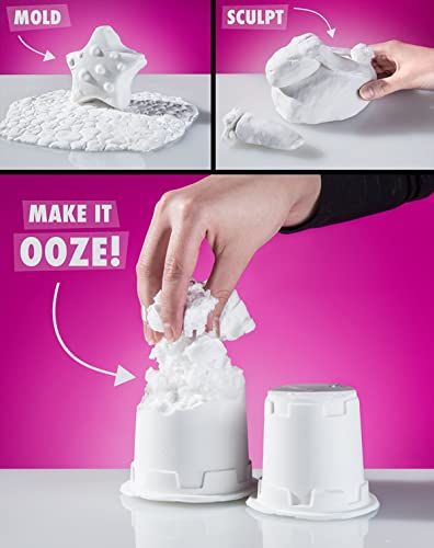Play Visions Floof Modeling Clay- Reusable Indoor Snow - Endless Creations Possible, Mold Any Shape Or Design - 240 Grams. - Image 3