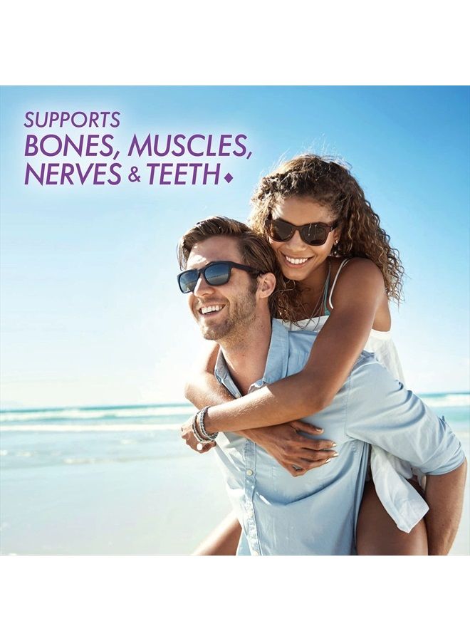 Bluebonnet كبسولات الكالسيوم والمغنيسيوم المخ chelated من بلو بونيت ألباين، 120 حبة - Image 3