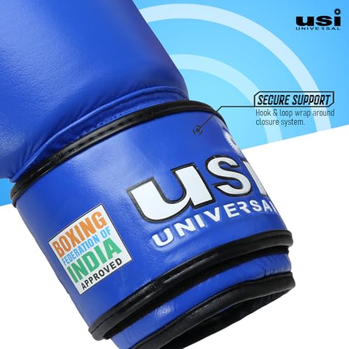 USI Amateur Contest Gloves (Blue, 10oz) - Image 3
