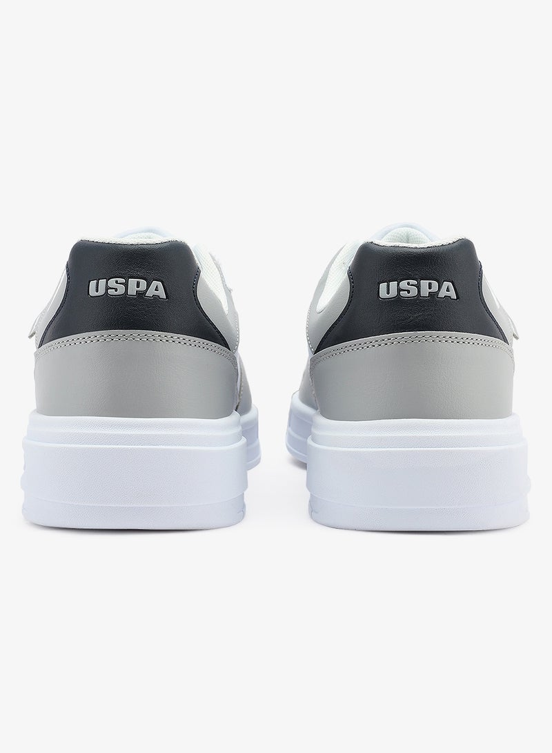 U.S. Polo Assn. Men's White Classic Low-Top Sneakers, Stylish Lace-Up Design Shoes Perfect for Casual Adventures - Image 3