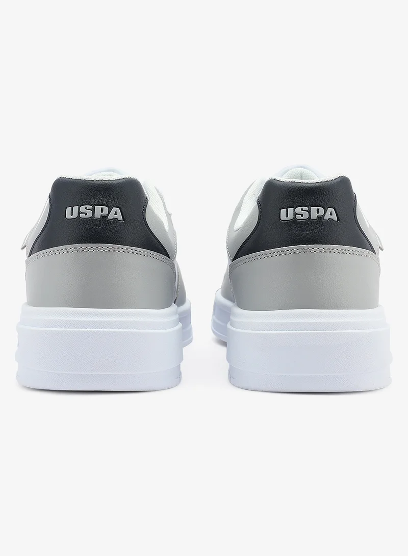U.S. Polo Assn. white Men's White Classic Low-Top Sneakers, Stylish Lace-Up Design Shoes Perfect for Casual Adventures for Men | Best Price UAE